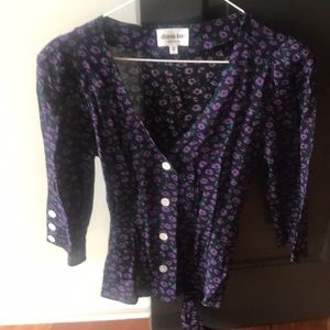 Diane Kari floral Tina blouse